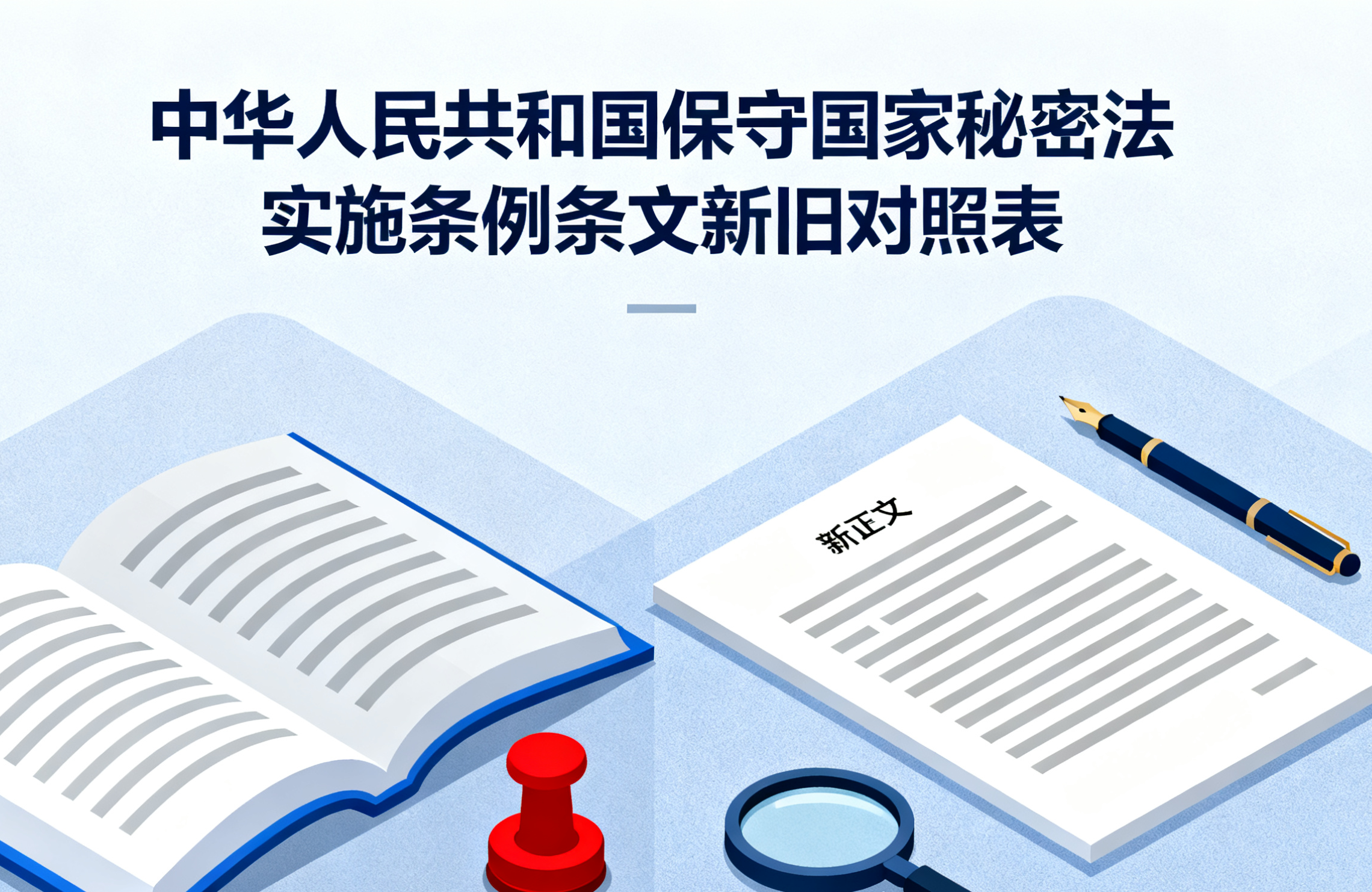 《中华人民共和国保守国家秘密法 实施条例》条文新旧对照表